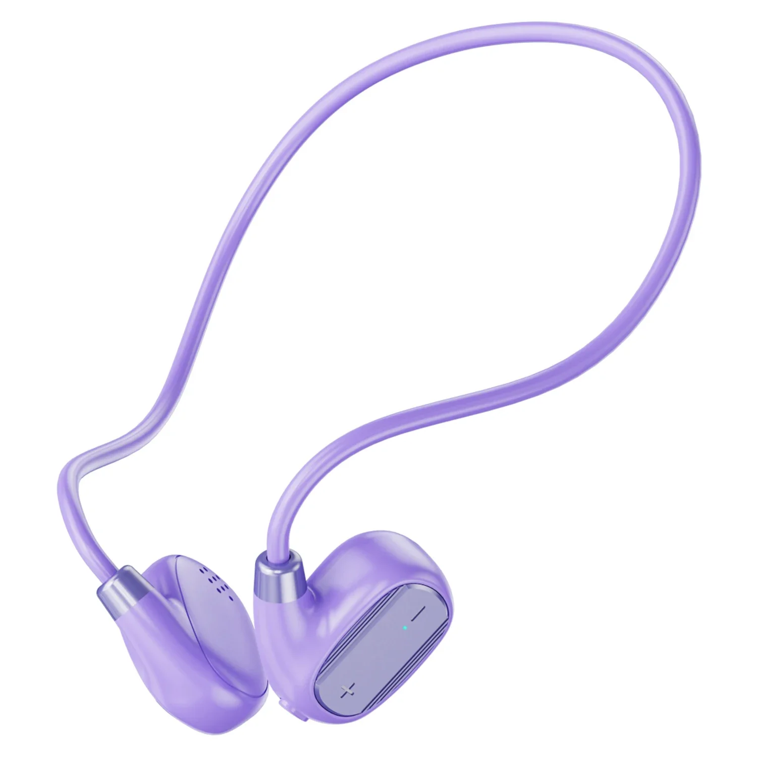 Air Conduction Not-in Ear OWS 5.3 Bluetooth Headset Sports Long Battery Life Stereo Earphone HD Call Type C Headphone Purple