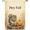NGZ Fall Garden Flag Corn Gourd Farmhouse Display 28x40 Inch Fall Linen llz
