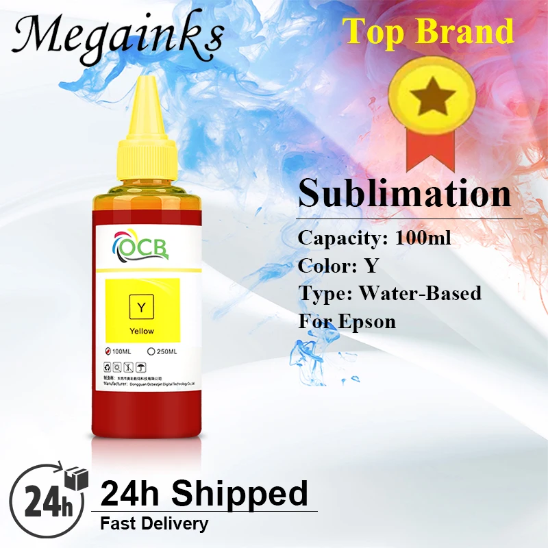 100ml sublimation ink 002 003 004 T502 101 T03Y for Epson L1110 L3100 L3101 L3110 L3150 L5190 ET2700 L-Series desktop printer