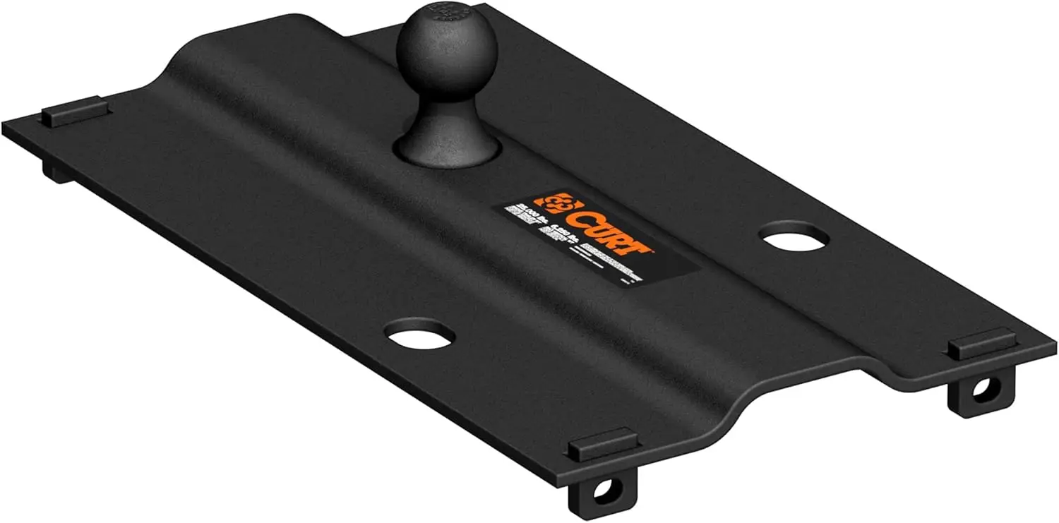 

Rail Mounted Gooseneck Hitch for Heavy Duty Towing, Easy Installation & Secure Fit