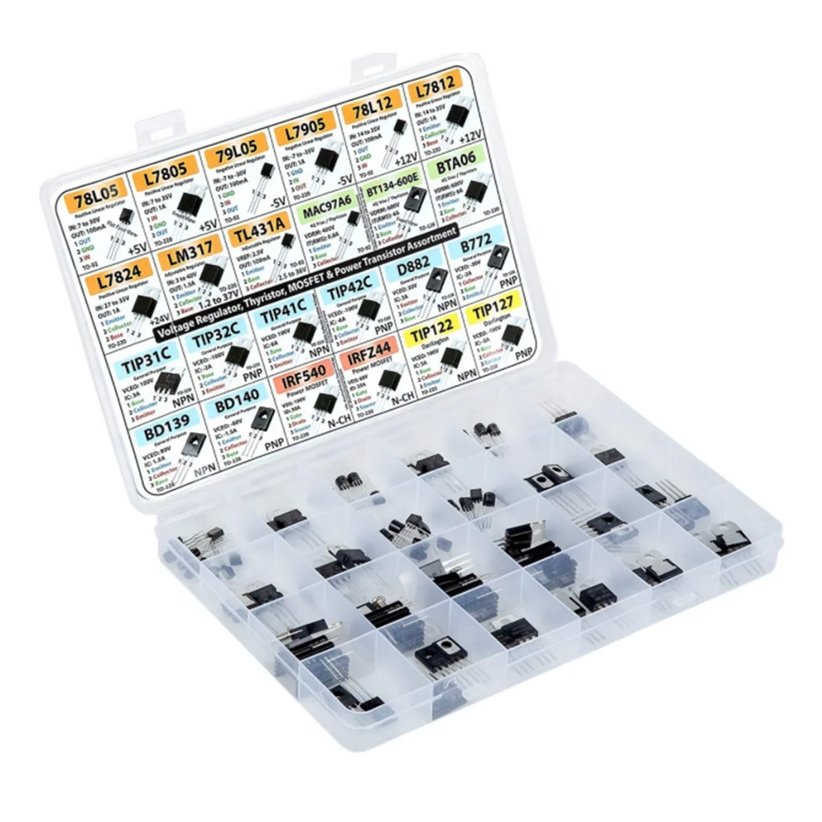 AA83 SOT-23 Electronic Components, Transistors, BJTs, MOSFETs, Diodes, Schottky, Switches, 24 Types
