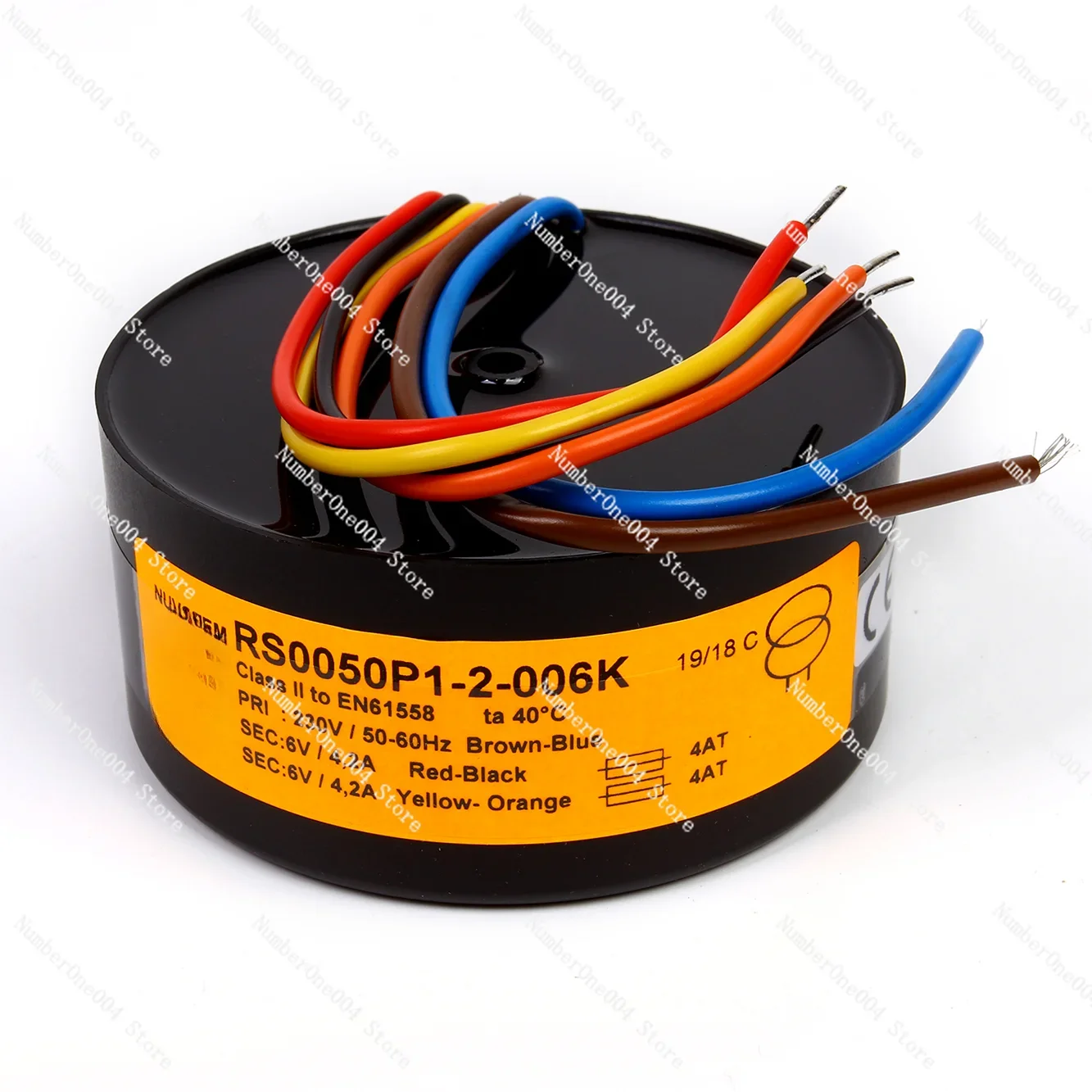 50W Dual 6V 9V 12V 15V 18V 25V Toroidal Transformer Imported Audio Ring Cow 50va