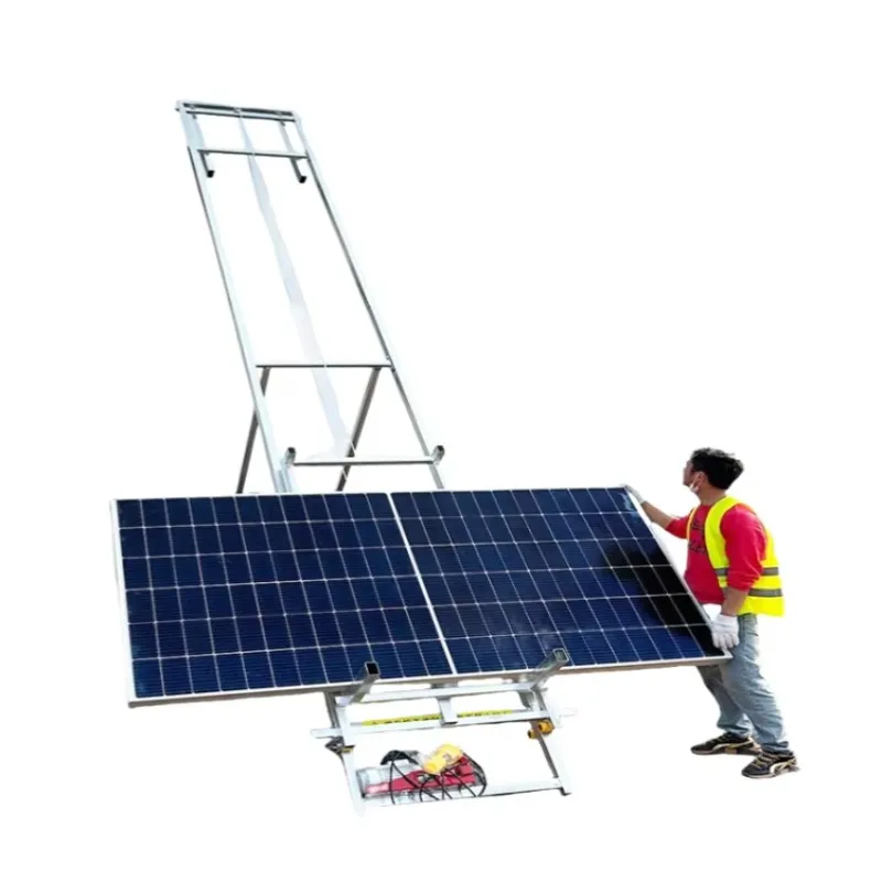 Solar electric hoist installation of photovoltaic panel elevator room hoist Photovoltaic panel elevator Electric lifting