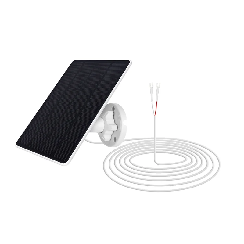 SQPP-3W Solar Panels With 4M Extension Cable IP65 Weatherproof 360° Adjustable Bracket For Ring Doorbell