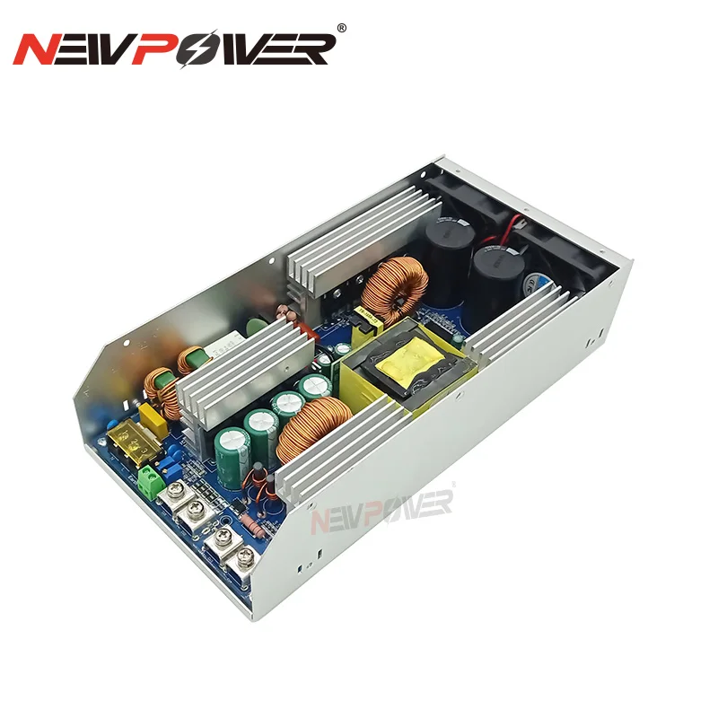 

China Guangzhou 2000W PFC Switching Power Supply 24V 36V 48V 60V 72V 110V 150V Adjustable AC-DC Converter 110v 220Vac LED Power