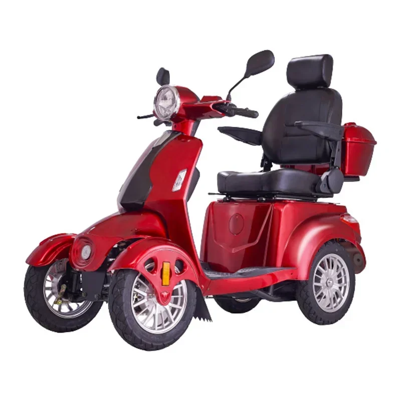 

Four wheels motorized 500w 800w 1000w power motor electric scooter for the elderly and handicapped