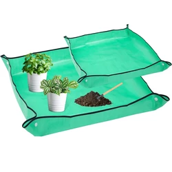 Esterilla plegable para plantar plantas de jardín, alfombrilla impermeable para macetas de jardinería, 50cm-100cm, nueva