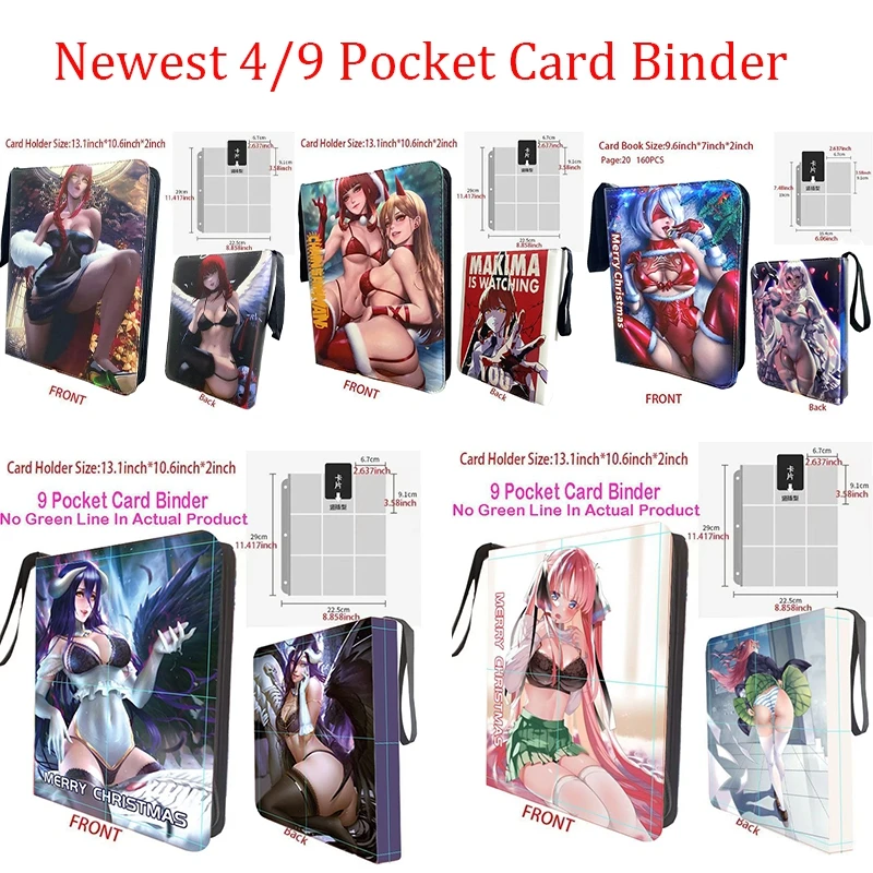 2023 Goddess Story Card Binder Album Folder With 20/25 pages 18 cards/page Loading Pockets 9 Pocket Trading Card