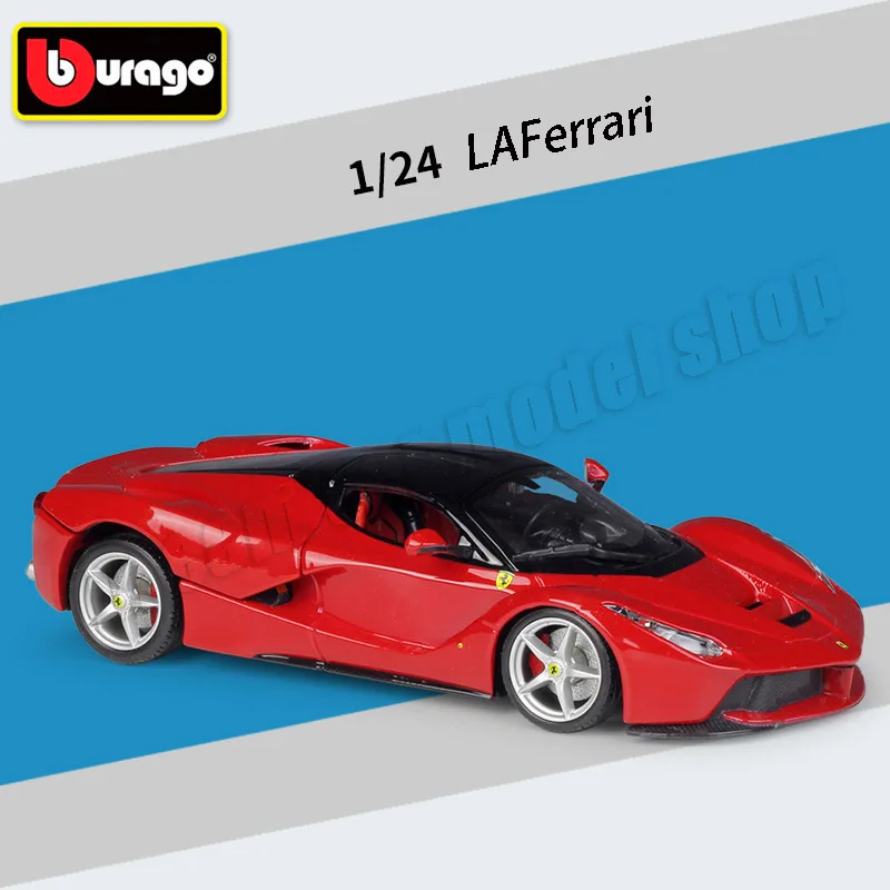 Bburago 1:24 Ferrari Enzo 488 GTB Monza SP1 SF90 modèle de voiture Collection voitures miniatures moulées sous pression modèle jouet voiture cadeaux en gros