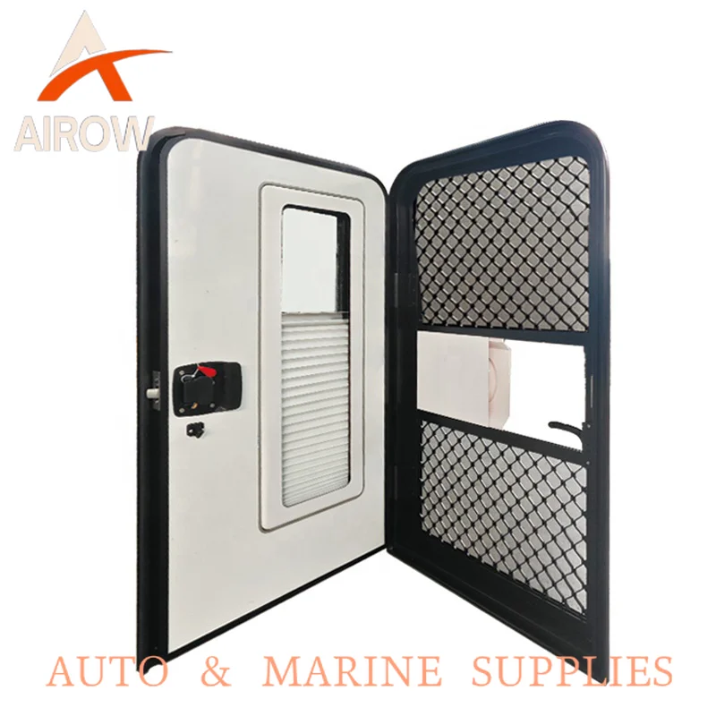 Airow auto Custom Teardrop Trailer Door for Outdoor Campers 650*950mm Durable RV Access