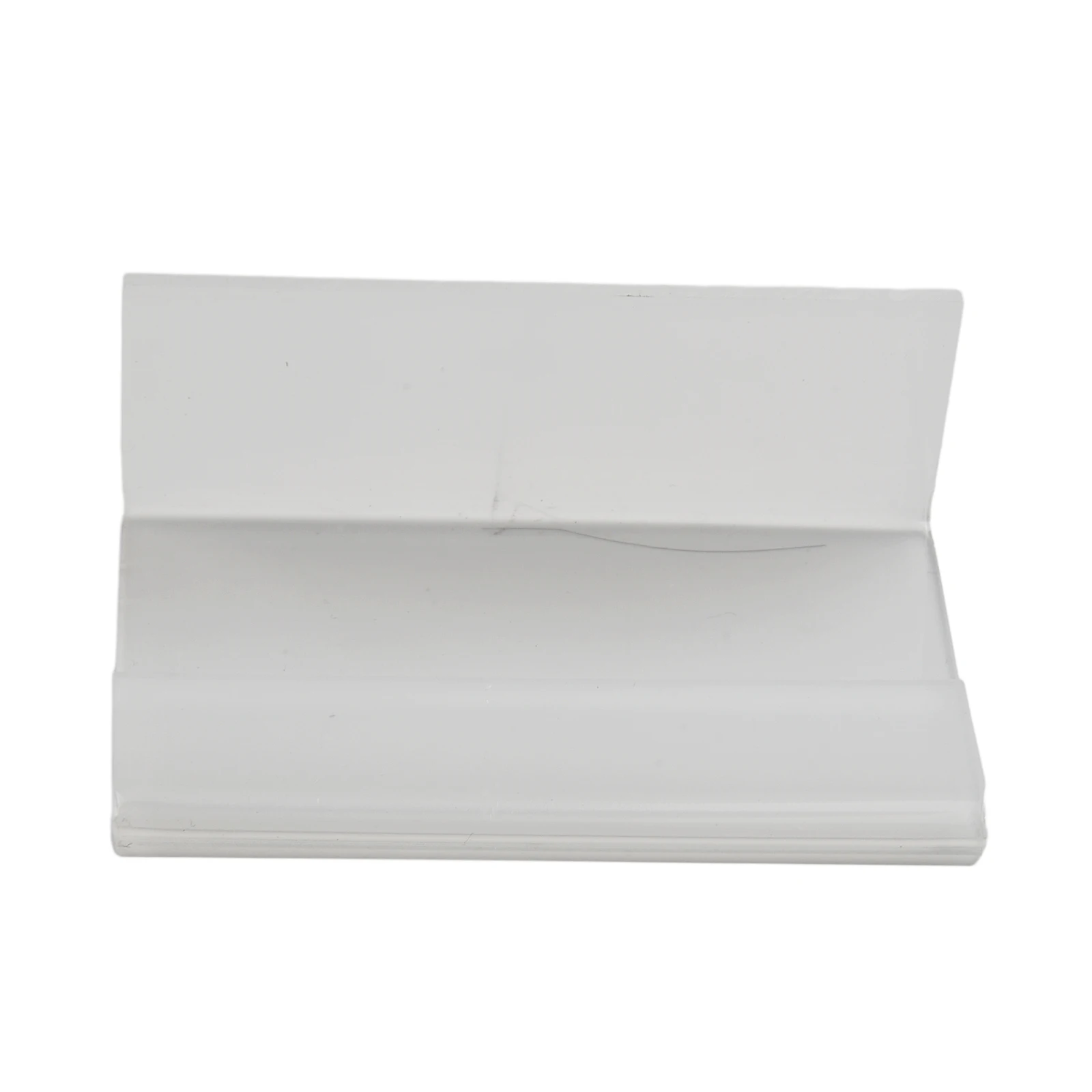 25Pcs 6X4cm Acrylic L-Shaped Price Tag Display Holder Rack Label Stands Tool Counter Stand Decorations Sign Stands Poster Racks