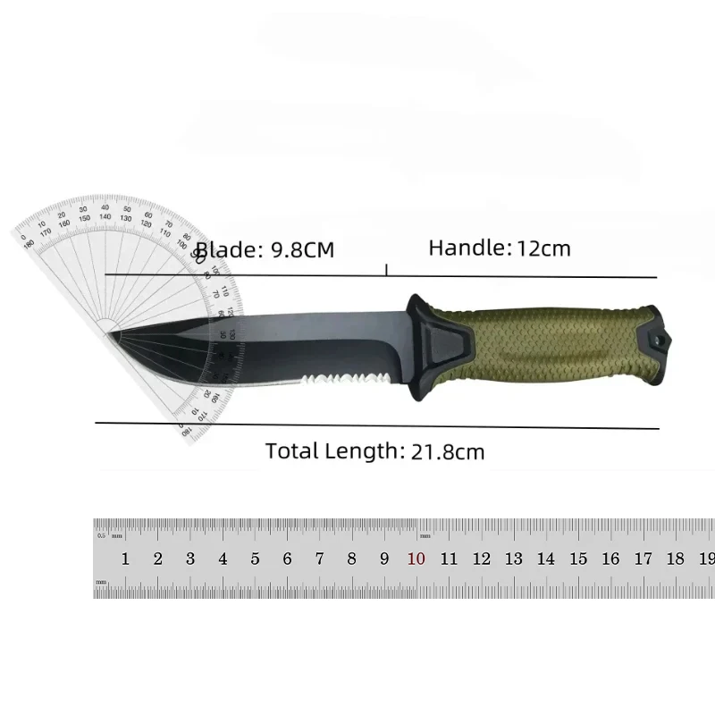 G1500 Fixed Blade 440C Blade FRNFRN Fiberglass Handle Outdoor Hunting Knife Self Defense Tactical Military Tools