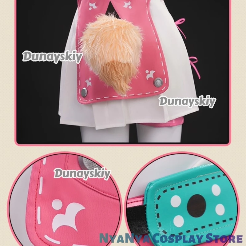 لعبة Zenless Zone Zero Alice Thymefield كوسبلاي كوسثمانيون شعر مستعار بحر الزعتر ملابس النساء الأرنب الفتيات الزي دعائم حفلات الهالوين #5