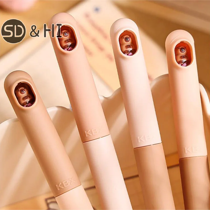 1Set Nette Capybara Gel Stift Kawaii Capybara Schnell Trocknend Schreiben Glatte Stifte Kreative Neutral Stift Schreibwaren Büro Liefert