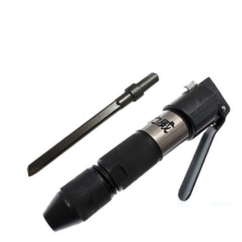 Pneumatic Stone Engraving Machine 5500BPM Powerful Air Hammer Art Carving Tool with 4 Inch Cutter for Stone Embossing