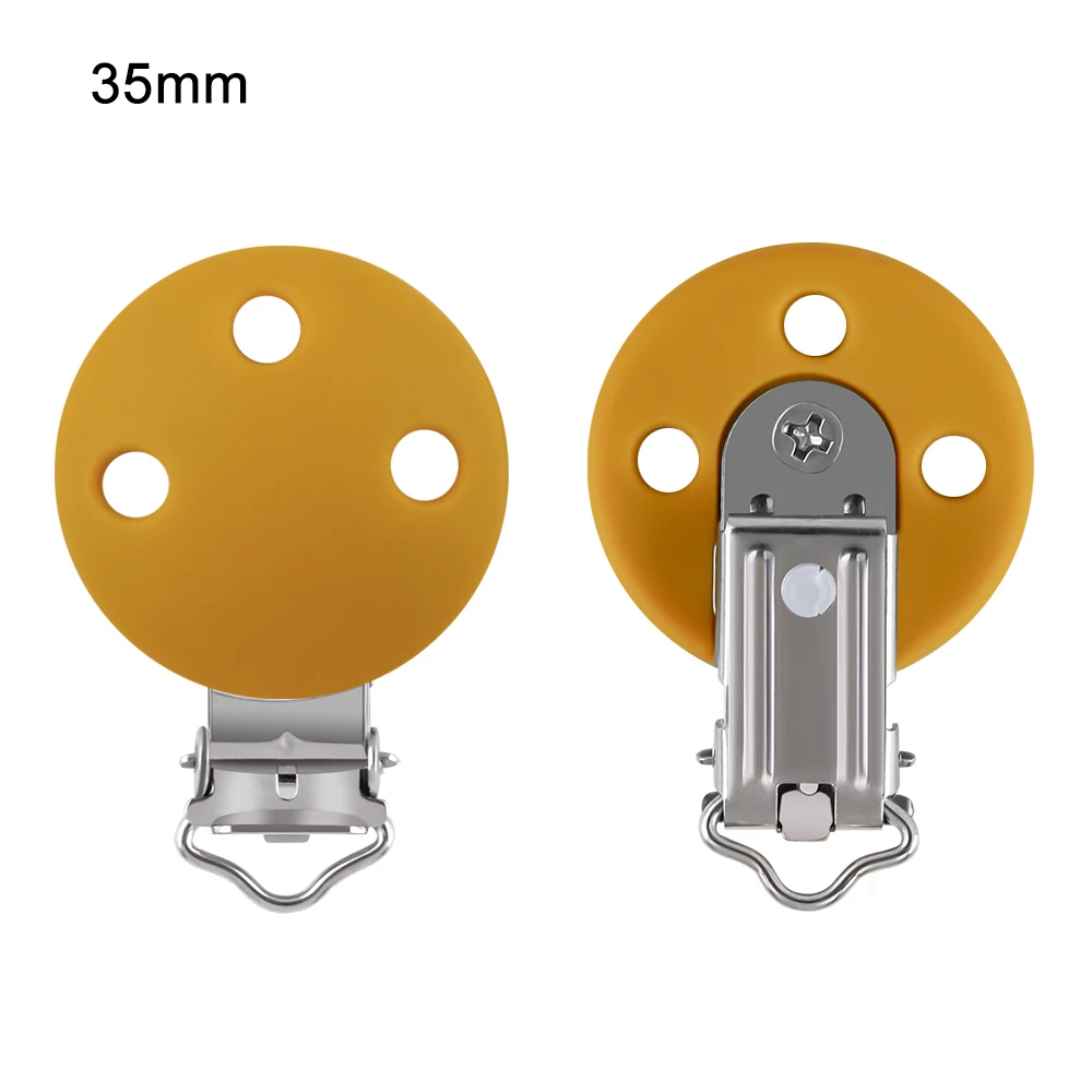 Kovict Nieuwe 10-100 stuks 30/35mm Ronde Vorm Siliconen Clips DIY Tas Hoed Keten Sleutelhanger houder Klemmen Sieraden Handgemaakte Accessoires