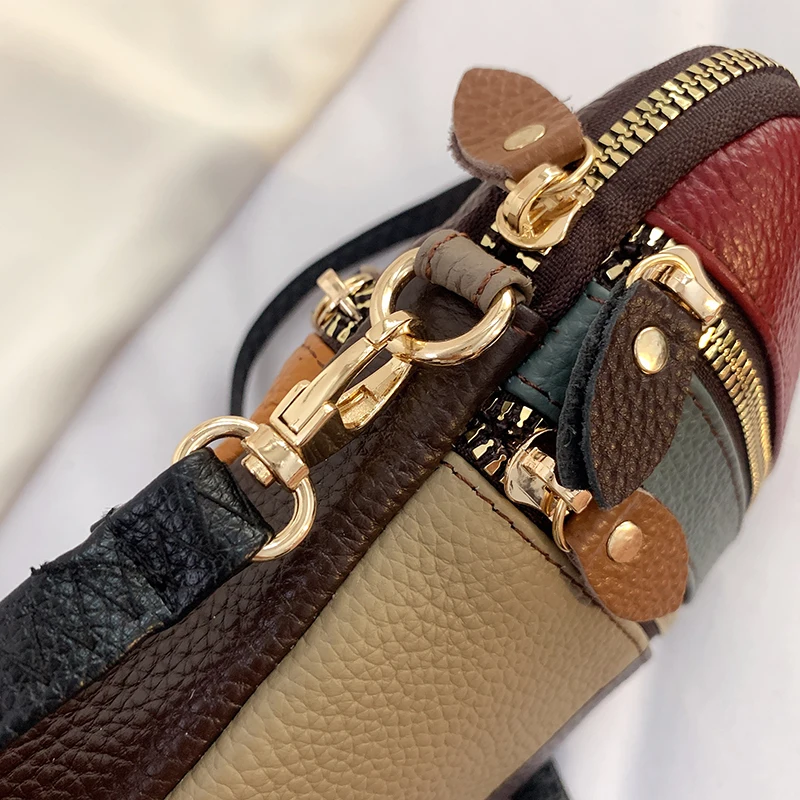 Women Bag Color Random Bag Super Benefits Genuine Leather Messenger Mobile Phone Bag Fashion Shoulder Crossbody Pack Designer