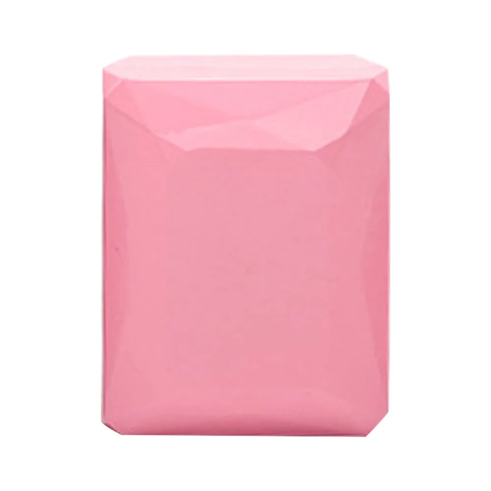 Diamond Jewelry Storage Box Baking Paint with LED Light Pendant Organizer Round Edge Jewelry Packaging Box