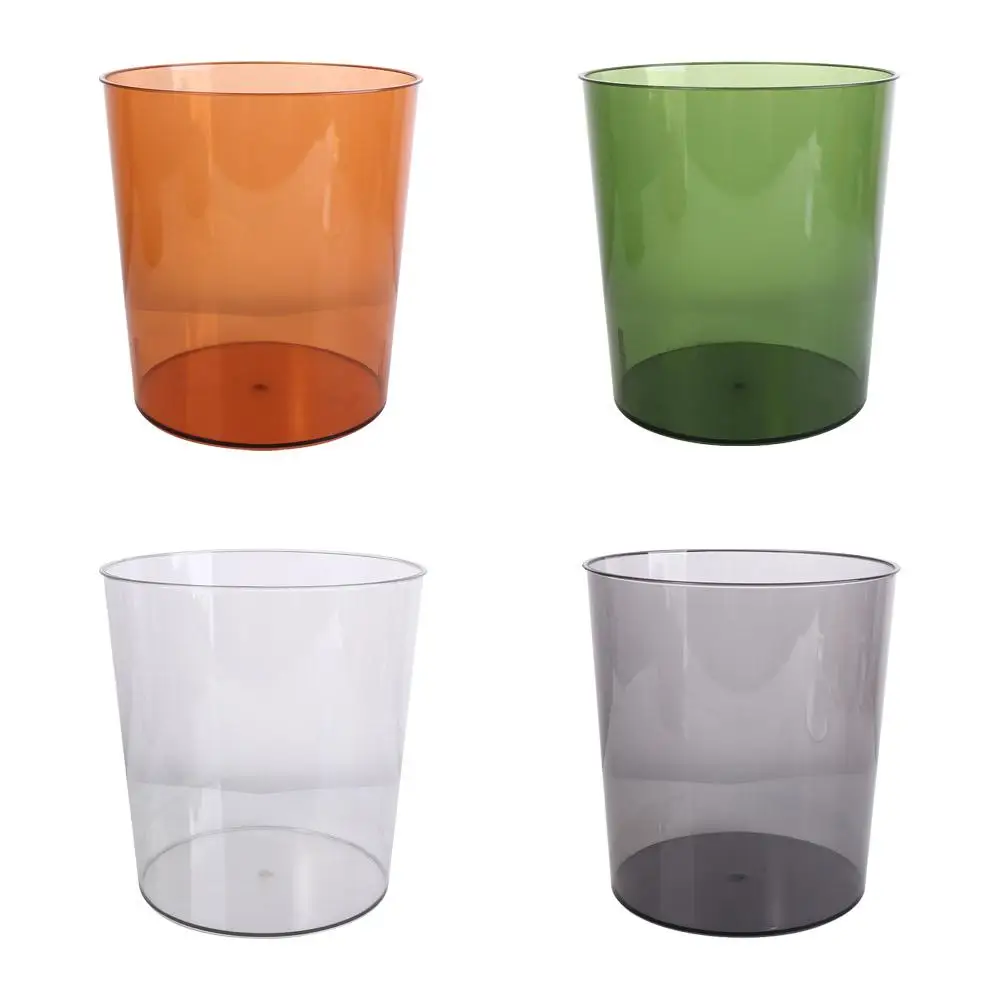 Organizer Container Verdickter Transparenter Müll PET Langlebiger Müllcontainer Licht Multifunktionaler Abfallbehälter Toilette