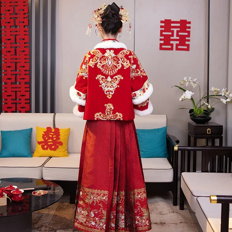 Han Jingjiu Red set of Chinese-style clothing