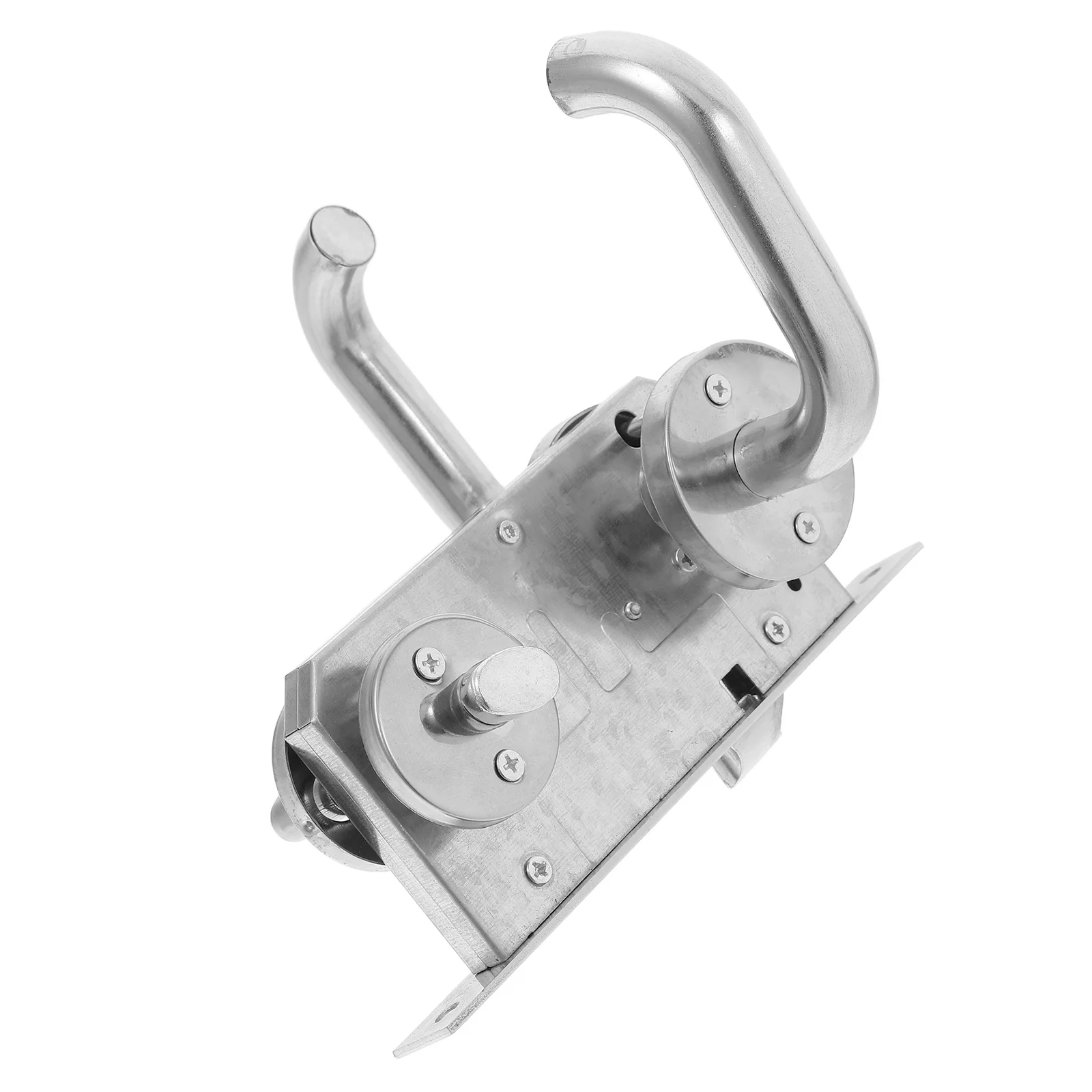 

1 Set Stainless Steel Fireproof Door Lock Emergency Escape Anti-Theft Security Heavy Duty Durable Easy Installation Corridor