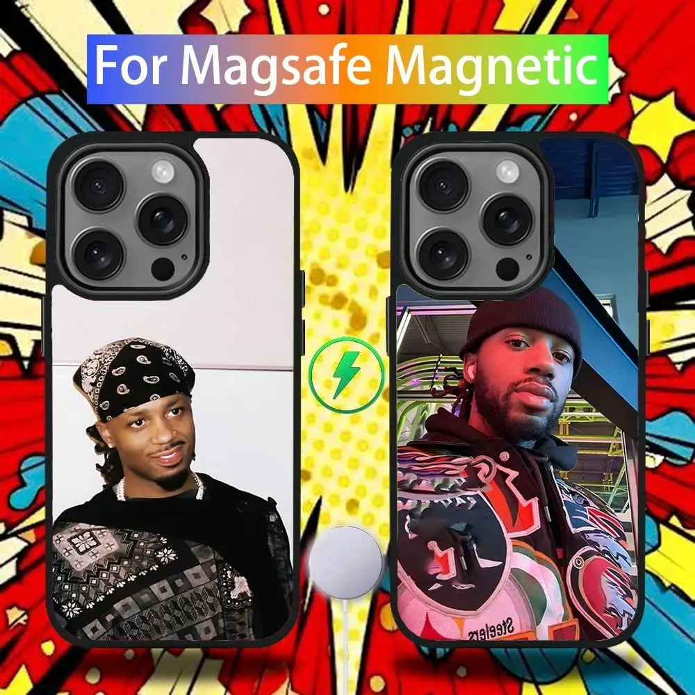 Phone Case For iPhone 16,15,14,13,12,11,Pro,Max,Plus,Mini,SE4,E M-Metro B-Boomin Magnetic Magsafe Wireless Charging