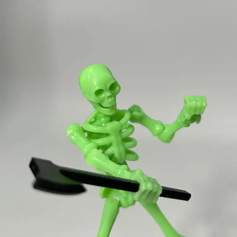 DIY لعبة تجميع الجمجمة حفلة الهالوين البلاستيك الجمجمة الديكور للمنزل حديقة منزل مسكون الدعائم لعبة أطفال