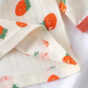 夏季兒童純棉長袖長褲睡衣套裝,柔軟透氣,卡通小熊圖案,適合空調房間穿著,男女童皆宜。 10 最佳銷售 兒童睡衣 - №1