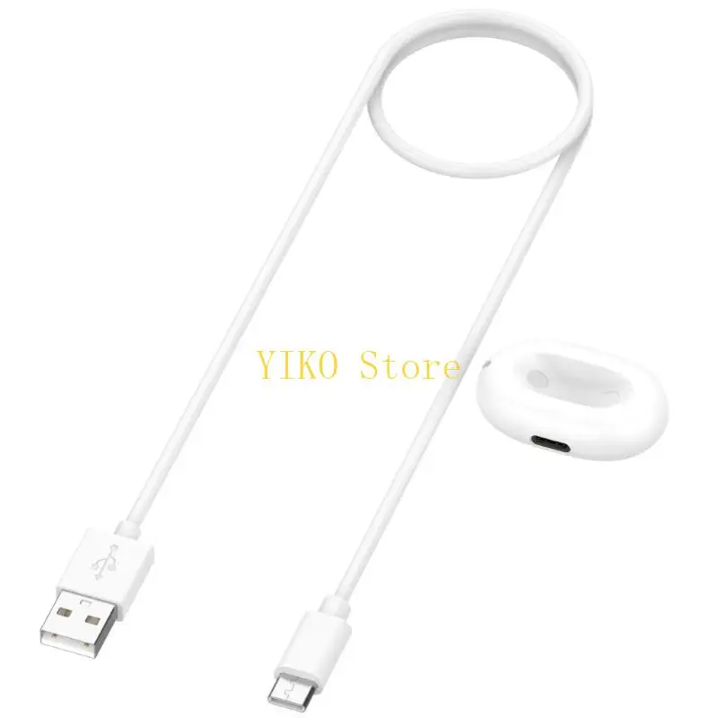 K32C USB-A Charging Cable Set for Watch 4 with Detachable Dock, 1m Cord