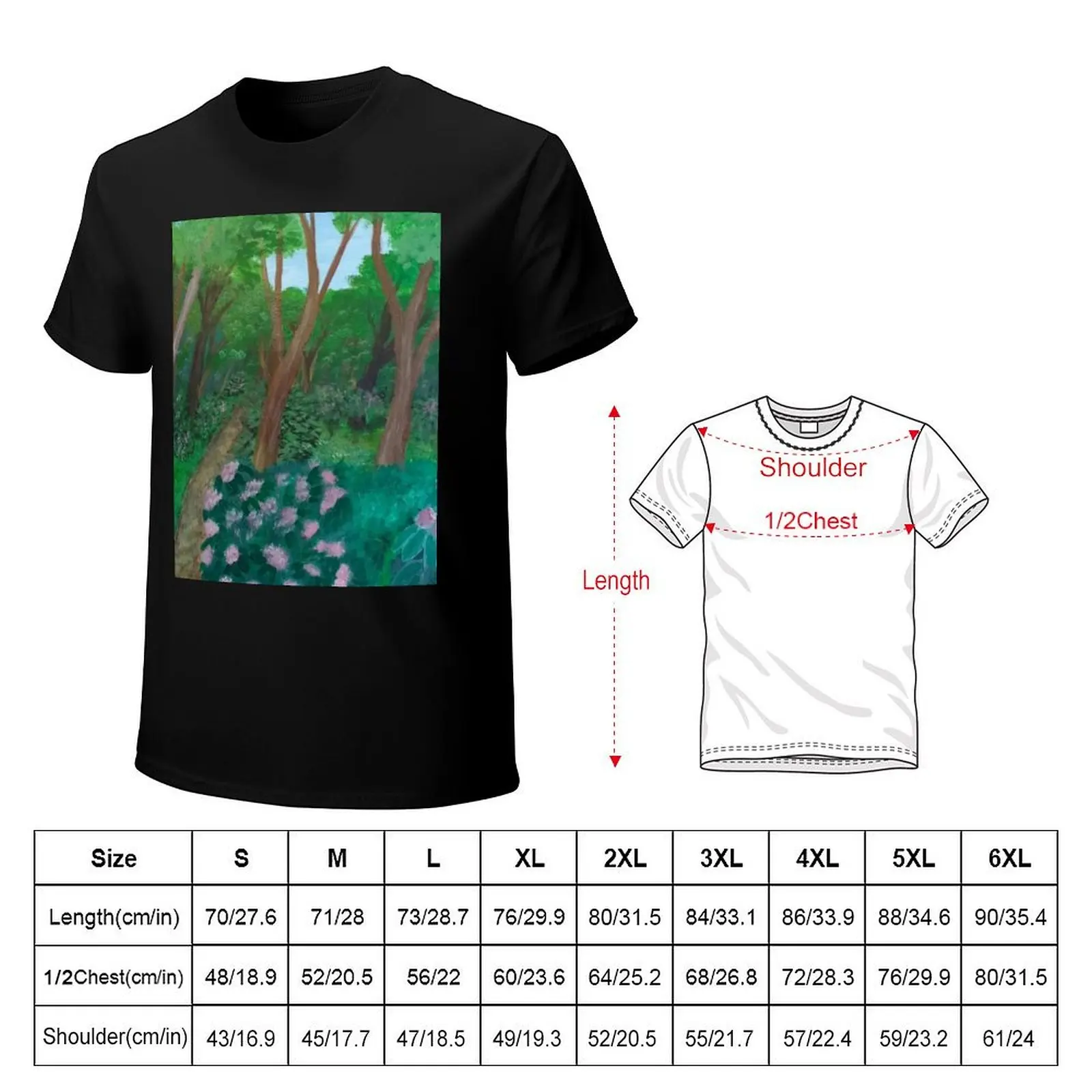 Into The Woods T-Shirt Work Outdoor T-Shirt for Men