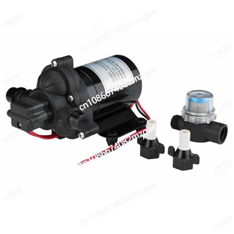 Miniature RV 12V/24V DC reciprocating diaphragm pump Yacht RV electric high pressure automatic booster water pump