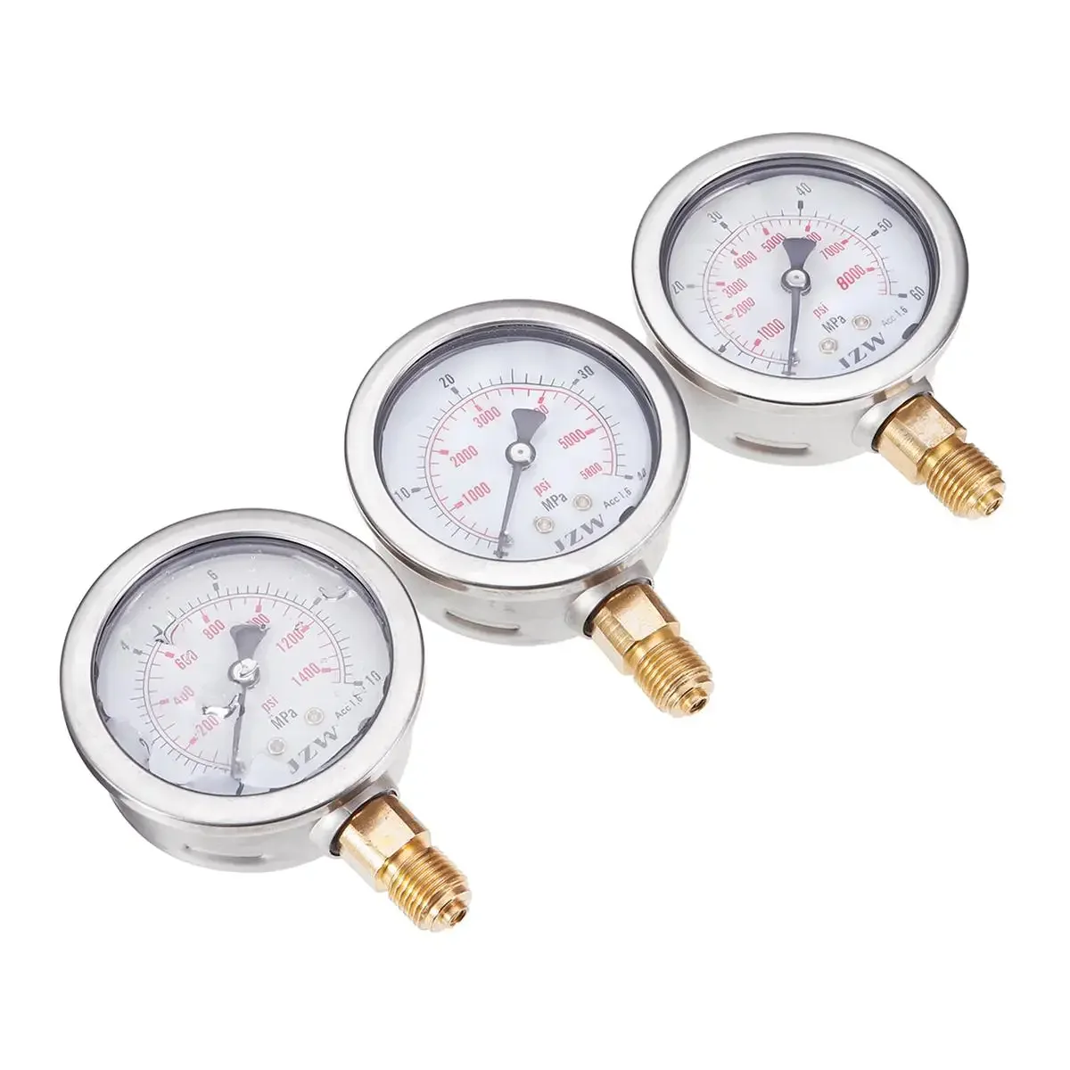 For Hydraulic Presses Machinery Excavator Hydraulic Pressure Gauge Test Kit Professional Hydraulic Measuring Toolbox