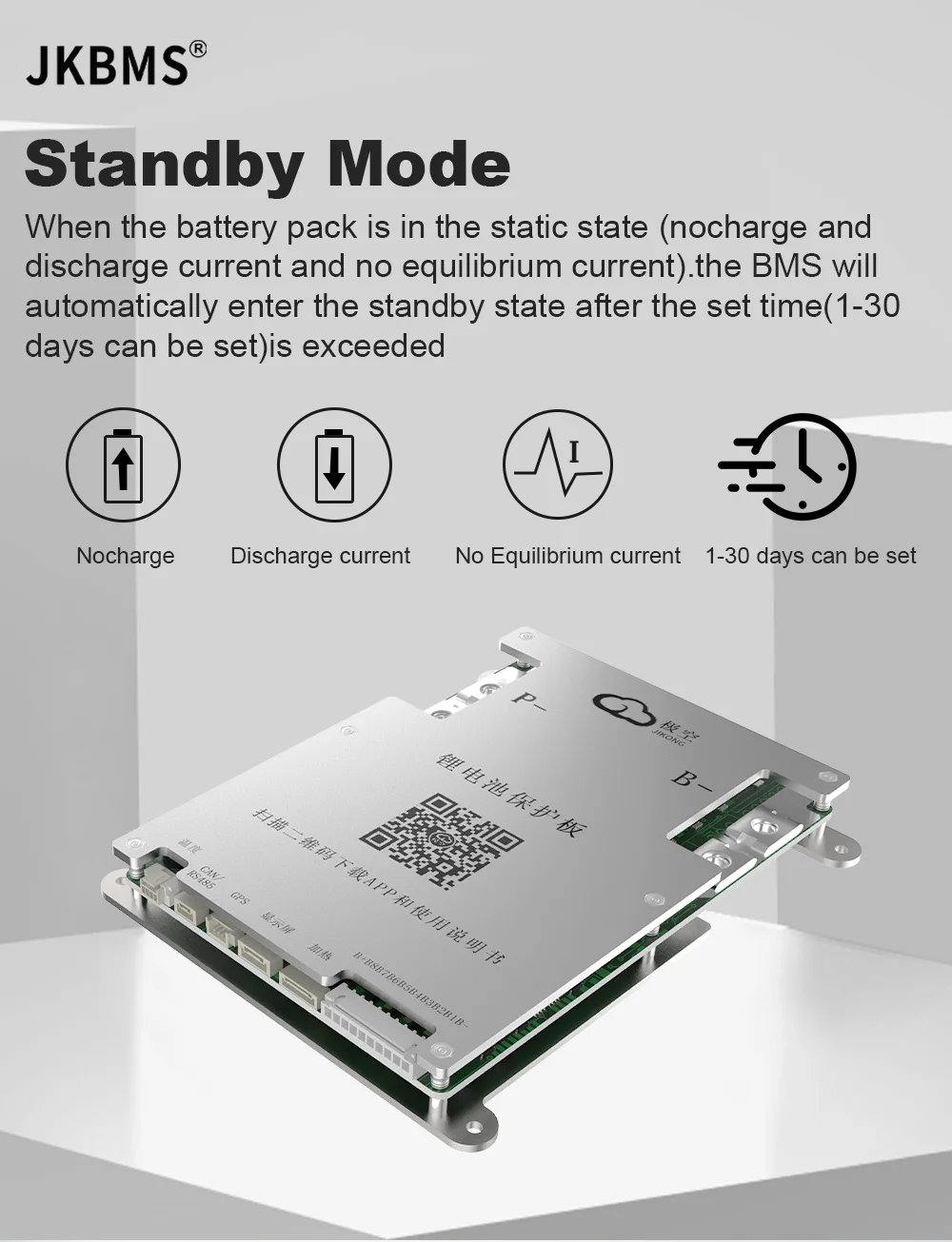 JKBMS JIKONG SMART BMS 4S 5S 6S 7S 8S 12V 24V BATTERIE MIT 2A AKTIVER BALANCE WÄRMEFUNKTION IM ANGEBOT – Detail 11