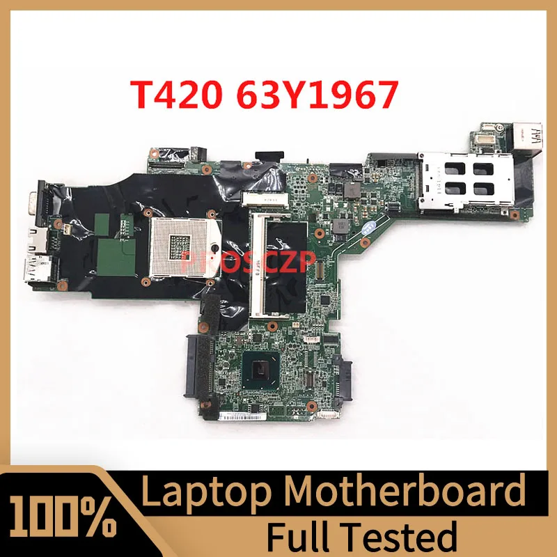 

63Y1967 Mainboard For Lenovo Thinkpad T420 T420I Laptop Motherboard DDR3 SLJ4M QM67 100% Full Tested Working Well