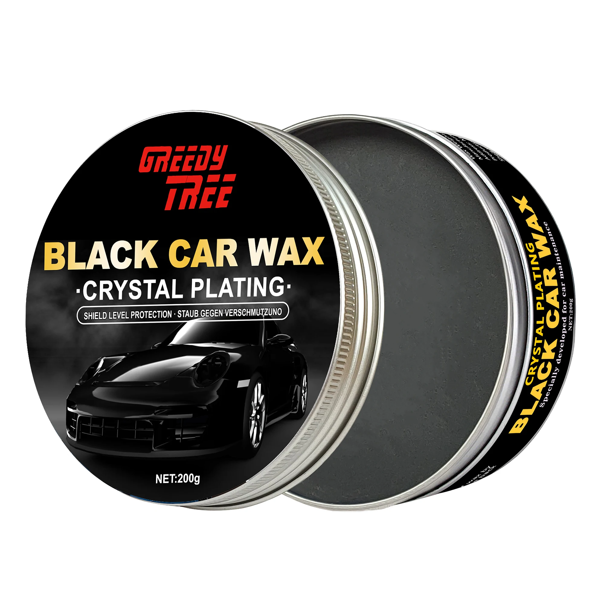 Cire d'entretien pour peinture automobile – Élimine les tourbillons et l'oxydation, revêtement céramique hydrophobe pour une finition brillante