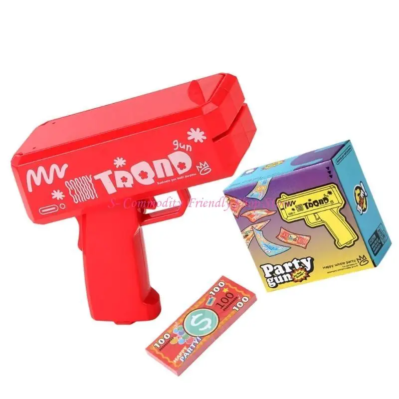 85AE Distributore contanti portatile Giocattolo Esclusivo sparasoldi per festival Spara soldi portatile per celebrazioni