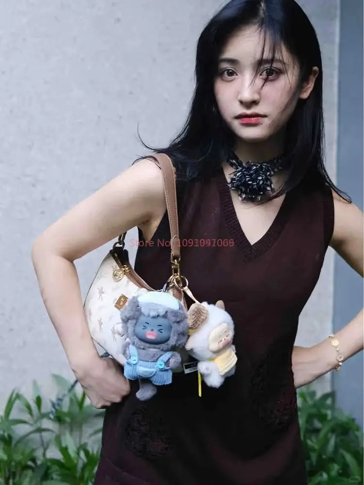 

Приятная коза и большой волк, серия Daily Life, слепая коробка, брелок для ключей, аксессуары, кавайный милый коллекционный подарок для фанатов детей