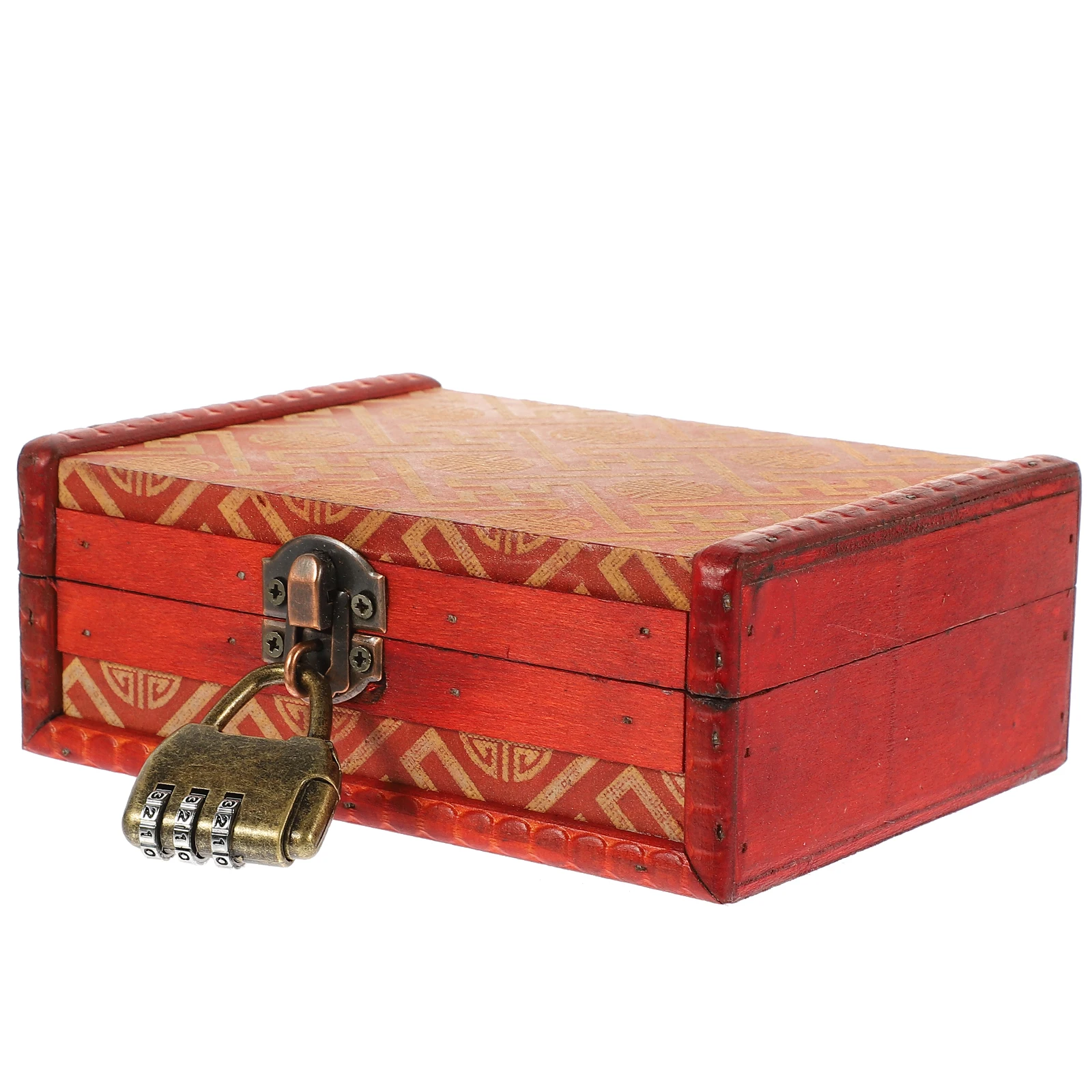 

Vintage Wooden Jewelry Box Storage Organizer Earring Necklace Ring Holder Trinket Container Sundries Case Bedroom Home Decor