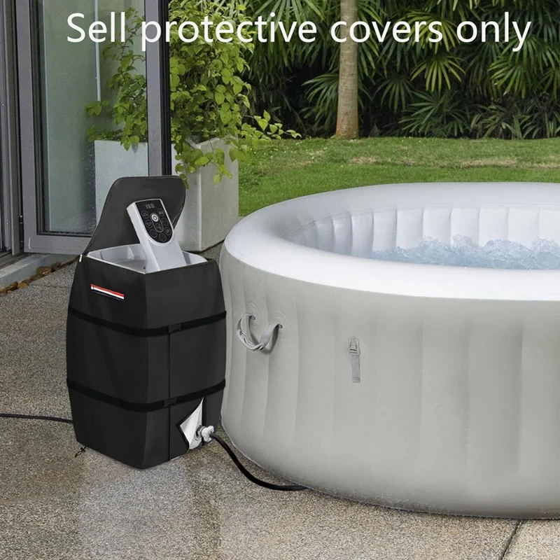 For Hot Tub Spa Heater Pump Cover,Waterproof Heavy Duty For Hot Tub Pump Cover Spas Hot Tubs Pools Improvement Parts