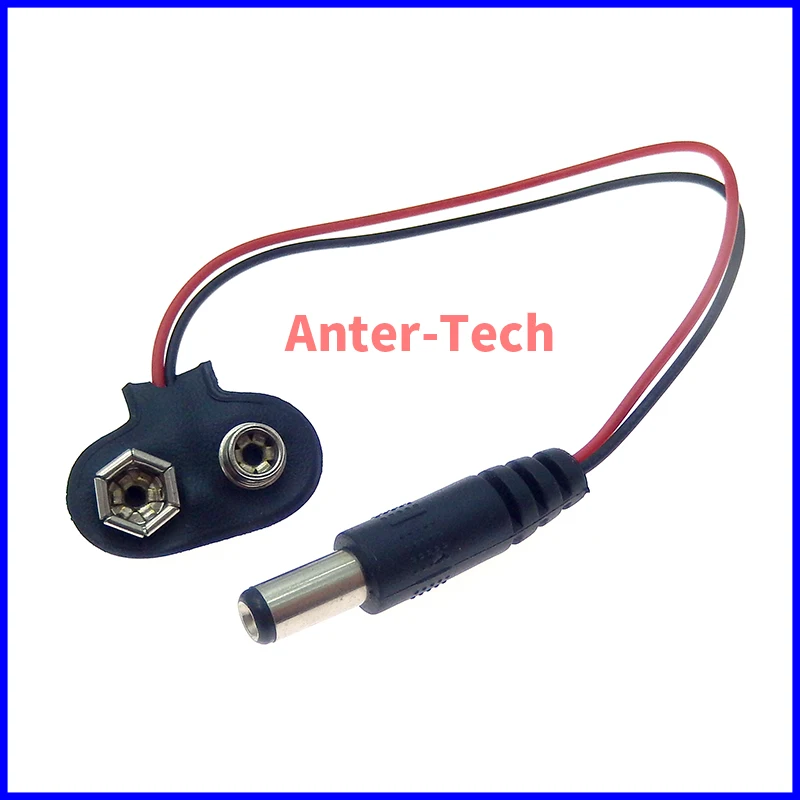 5pcs 9V Battery Button Power Cable Battery Buckle Snaps Power Cable Connector DC For DIY Jack Connector