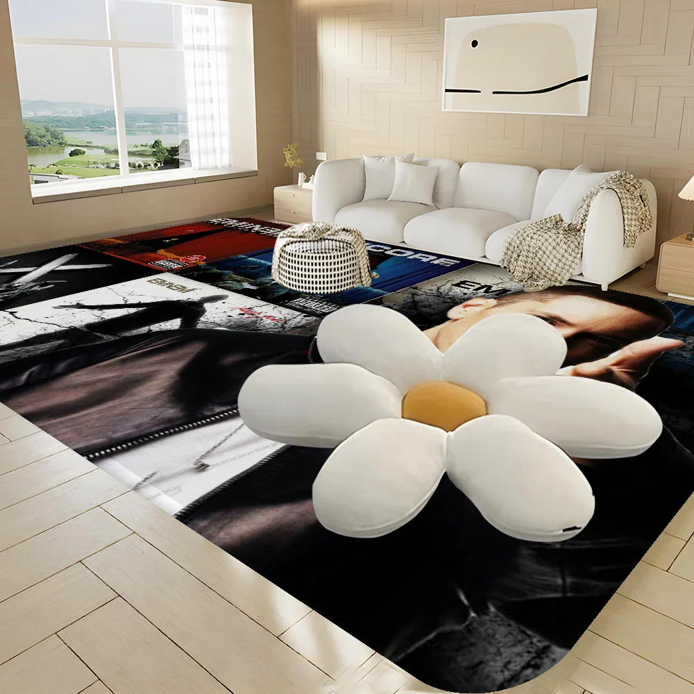 

Eminem Floor Mat Kids Room Bedroom Decoration Balcony Anti-Slip Doormat Living Room Welcome Rug