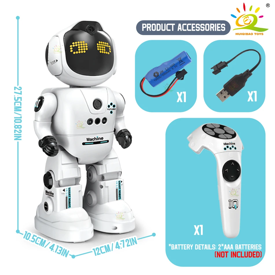 RC Robot Smart Programming Gesture Control Touch Interactive Bedtime Stories Music Companion Educational Toys for Children Gifts