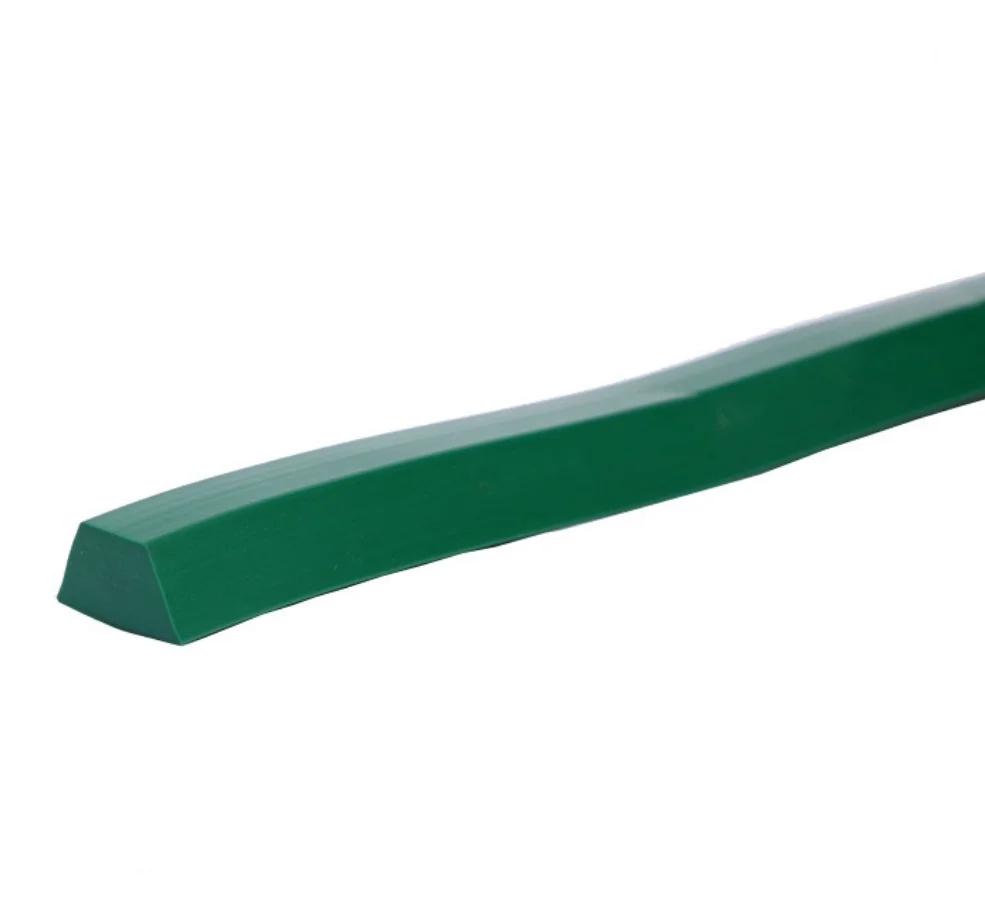 10meters 13*8mm Green Trapezoidal Conveyor Belt Guide Strip(guide strip base:13mm heigth:8mm)