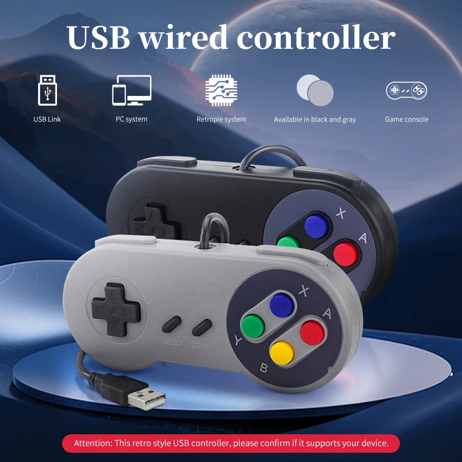Usb Retro Gamepad F…