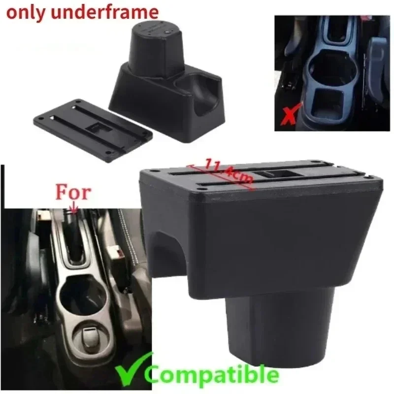 For Renault Duster Armrest For Nissan Terrano 3 Dacia Duster Oroc Car Armrest Box 2012-2018 Storage Box parts Car Accessories