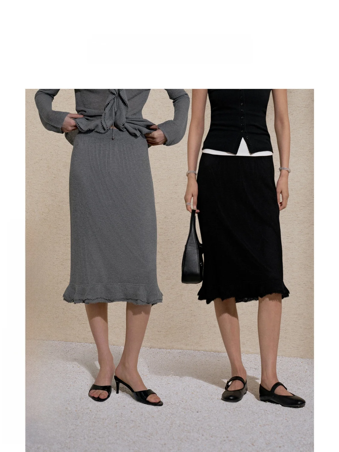 

Романтичная прямая юбка с вырезами для женщин, новая весенняя модель ZhiZhi JiaRenZui, хлопковая, дышащая, со средней талией