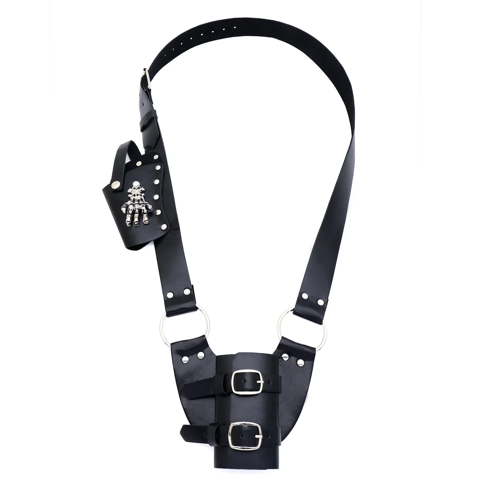 1pc Medieval Pirate Sword Scabbard Vintage Viking Knight Back Strap Sword Sheath for Cosplay Renaissance Festivals