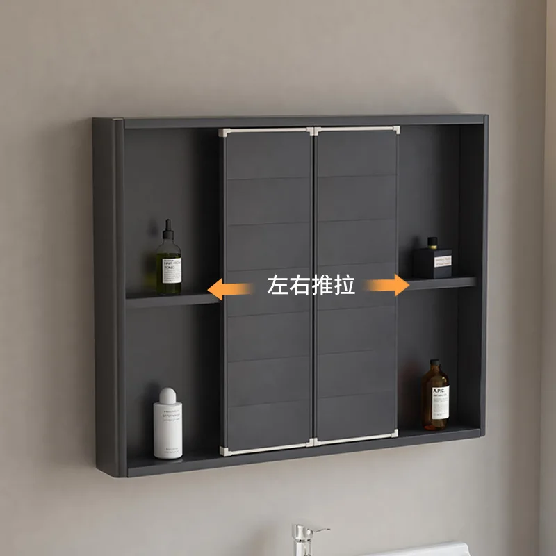 Bathroom Mirror Medicine Cabinet with Makeup Lights and Mirror Wall Mounted Cabinet with Adjustable Shelf Defogger Shower Mirror