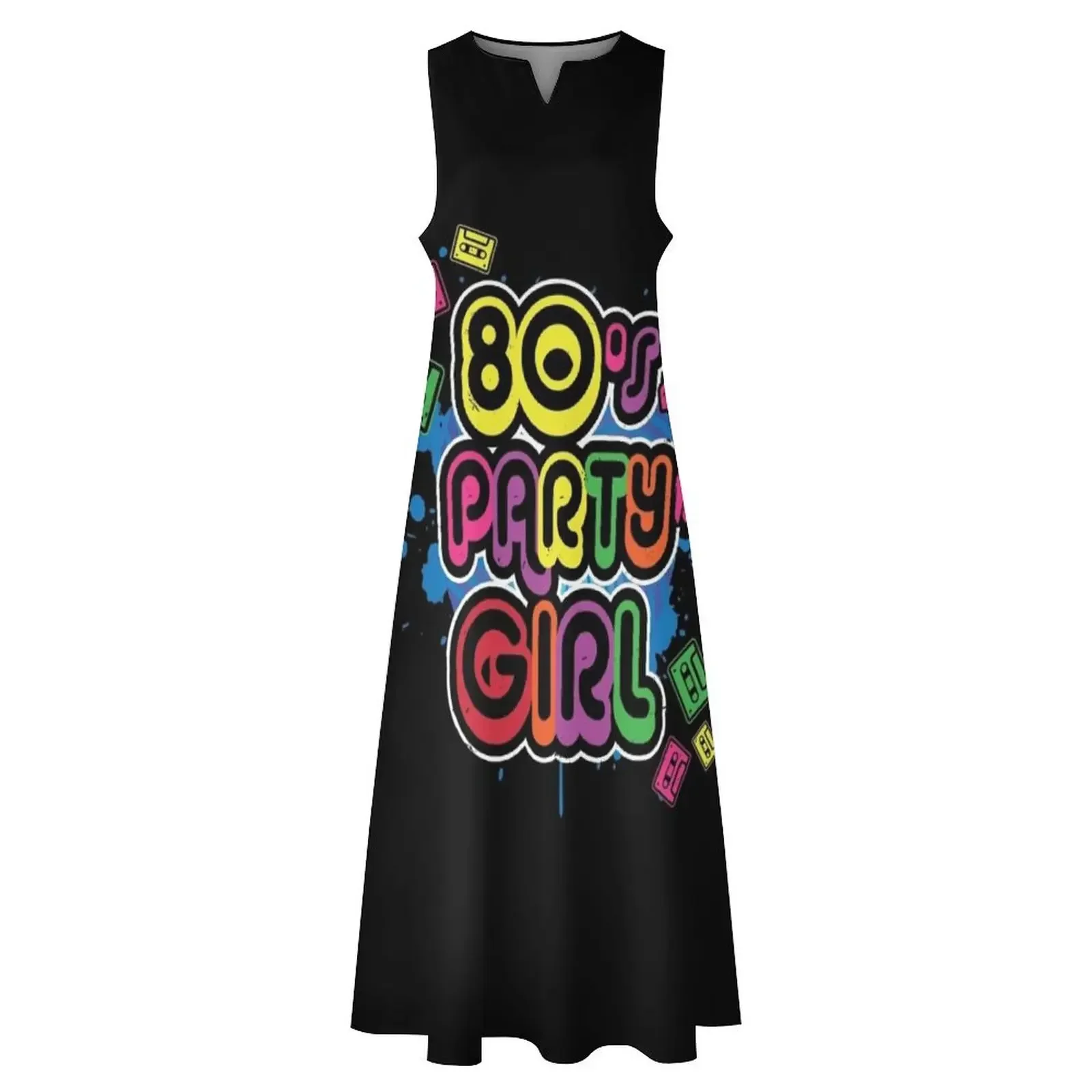 80s حفلة فتاة خمر ريترو الثمانينات زي فستان طويل فستان أنيق فساتين الصيف النساء 2025 المرأة الصيف بذلة فستان