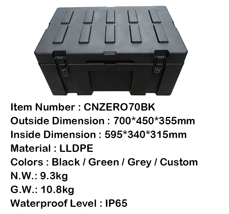 High Quality Waterproof Hard LLDPE Case With Foam Hardware Tool Box Instrument Tool Case